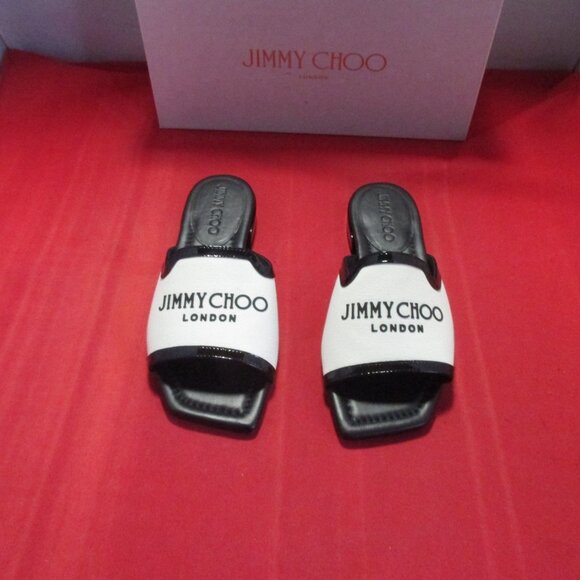 JIMMY CHOO Nako Flat Sandals $650 - EU 36 - Latte Mix - 1117